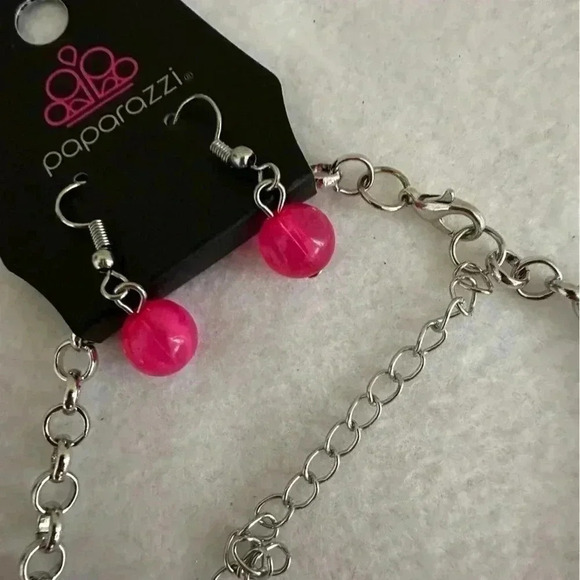 Trending Tropicana- Pink Necklace - Picture 6 of 9